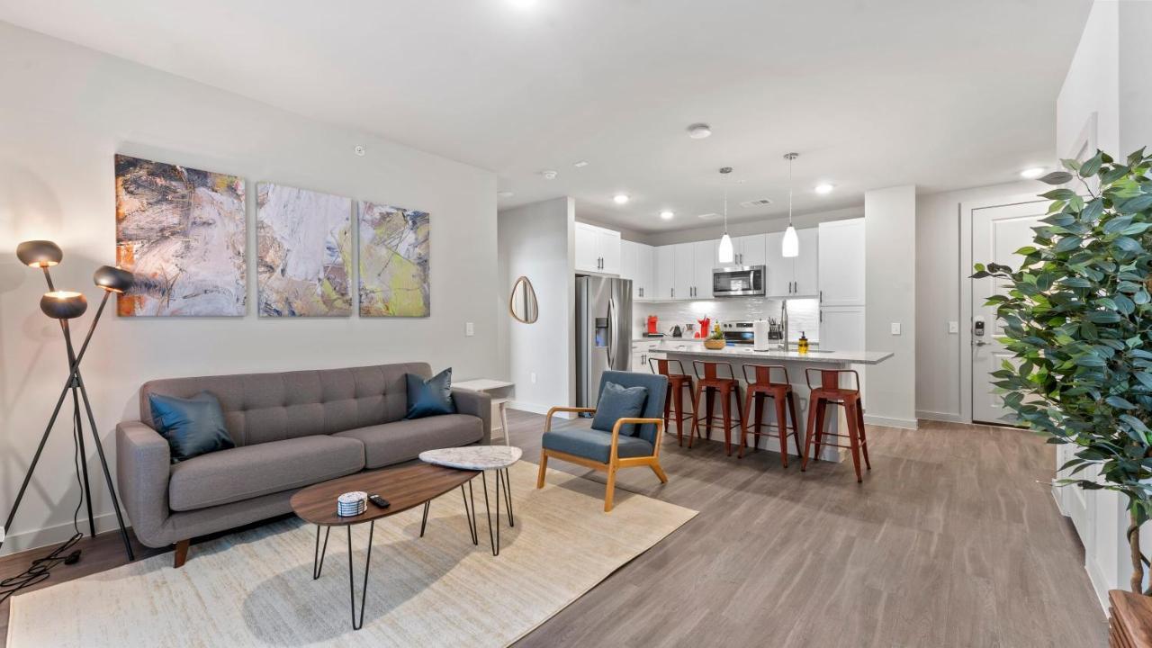 Apartamento Luxury Central Apts - Free Parking, Gym, Fast Wifi Austin Exterior foto