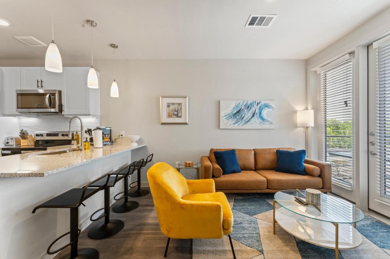 Apartamento Luxury Central Apts - Free Parking, Gym, Fast Wifi Austin Exterior foto